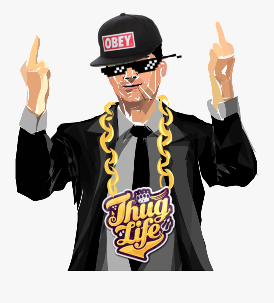 Thug Transparent Cartoon - Ben Shapiro Thug Life, Transparent Clipart