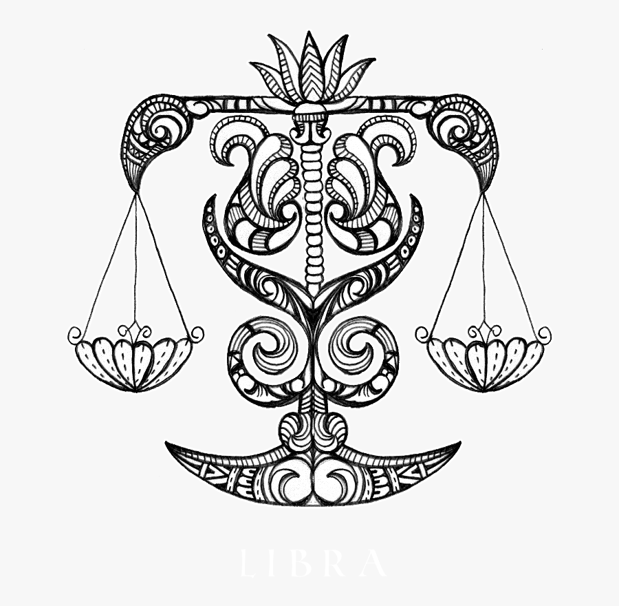 Libra Vector Art - Libra Zodiac Sign Vector, Transparent Clipart