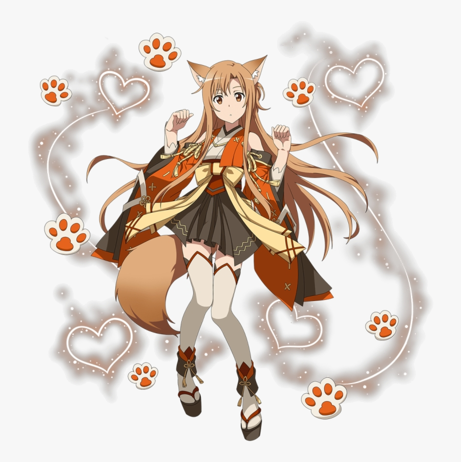 Sword Art Online Asuna Clipart Love Memory Defrag Constant - Sao Md Dog Asuna, Transparent Clipart