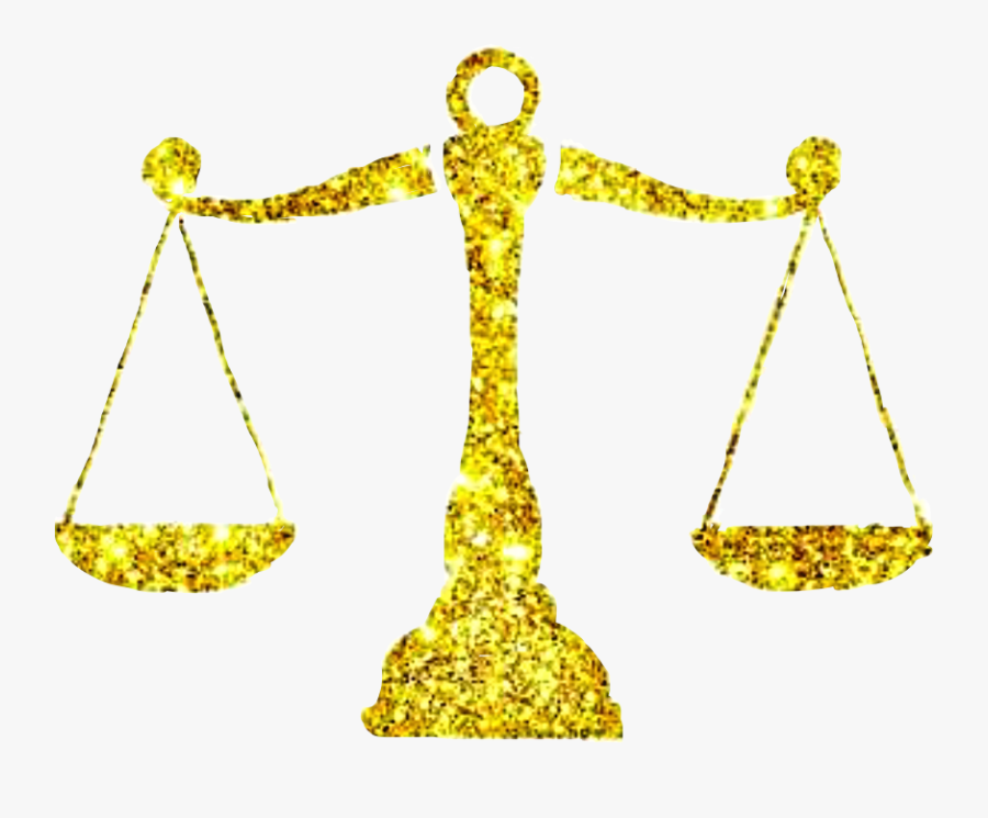 #gold #golden #glitter #scales #libra #zodiac #freetoedit - Illustration, Transparent Clipart