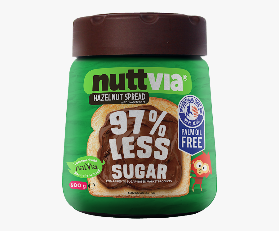 Nuttvia Hazelnut Spread - Nuttvia Nz, Transparent Clipart