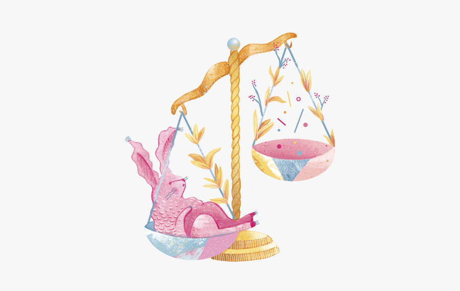 #libra #sign #art #zodiac #bunny - Signos Da Capricho Libra, Transparent Clipart