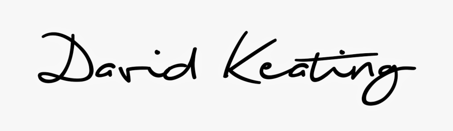 David Keating Guitar Logo - Calligraphy, Transparent Clipart