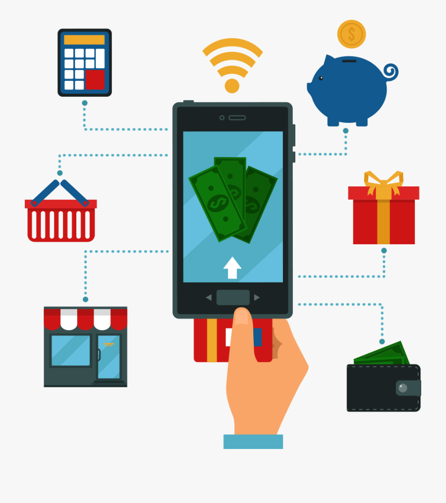 Transparent Facebook Clipart - Png Vector Online Banking, Transparent Clipart