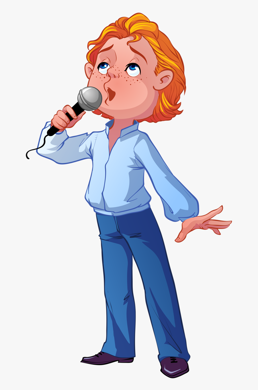 Png Clipartmag Love Math Clipart Welovepictures Png - Boy Singing Cartoon Png, Transparent Clipart
