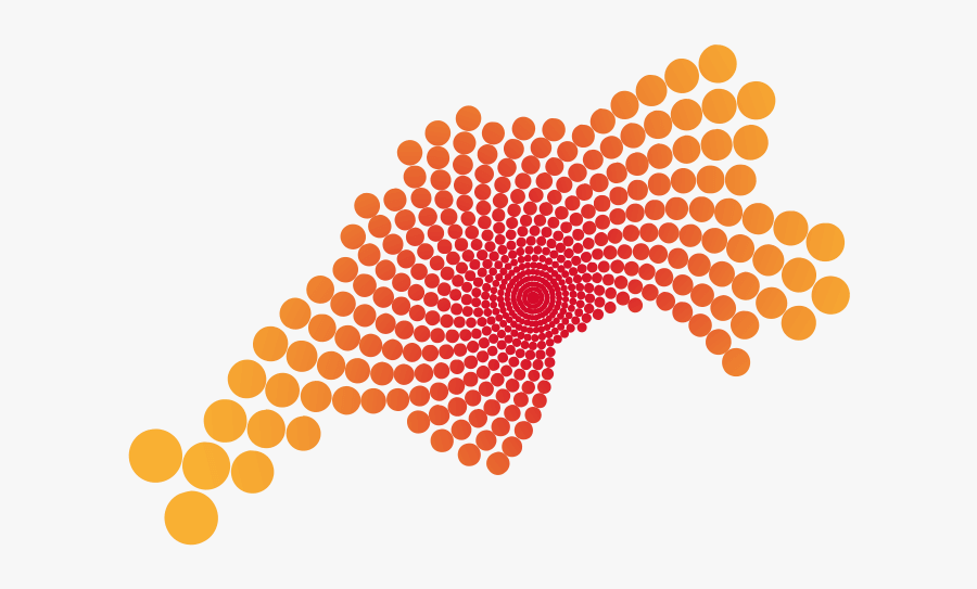Circles Spiral, Transparent Clipart