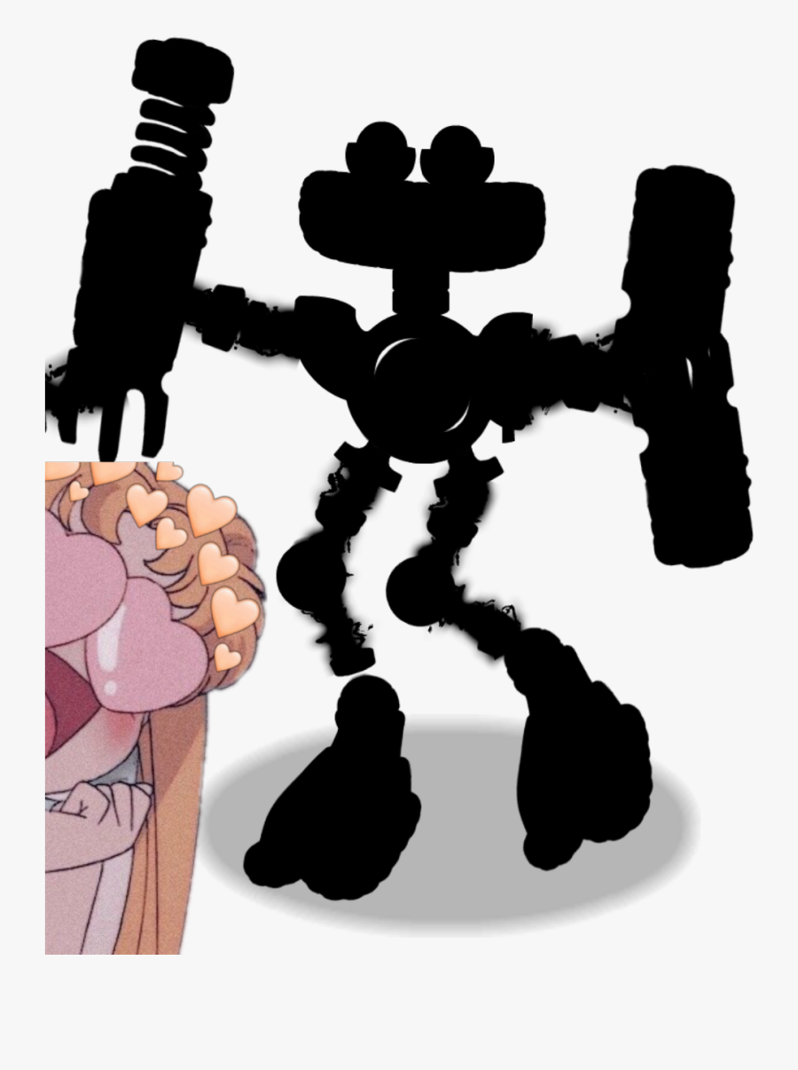 #freetoedit The Reaction Of Everyone When They See - Black Wubbox, Transparent Clipart