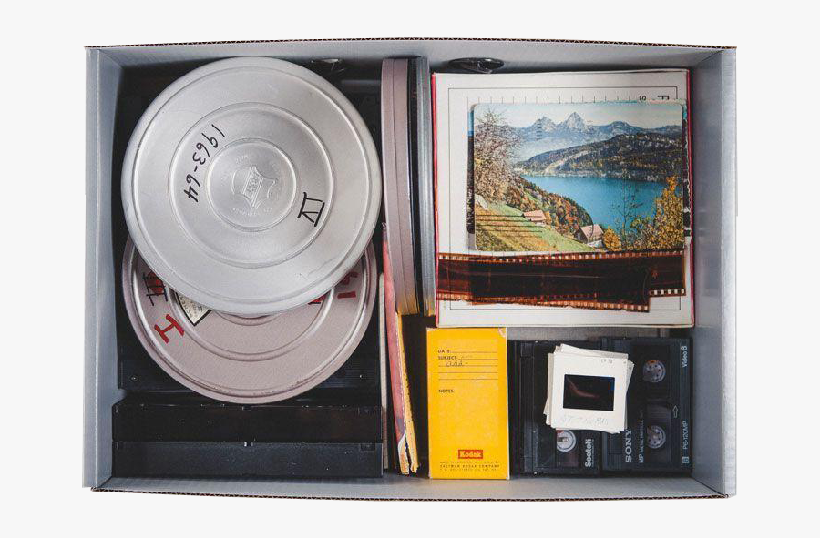 Box Of Vhs Super 8, Transparent Clipart