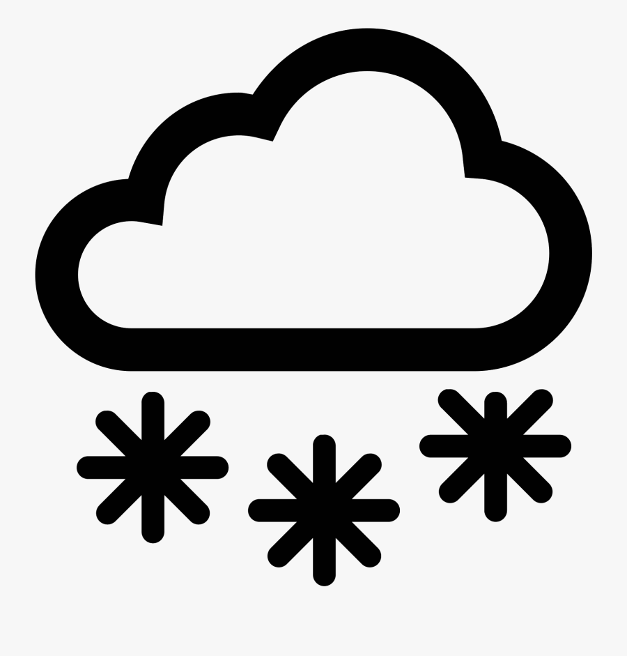 Snow Icon - Snow Weather Icon Png, Transparent Clipart
