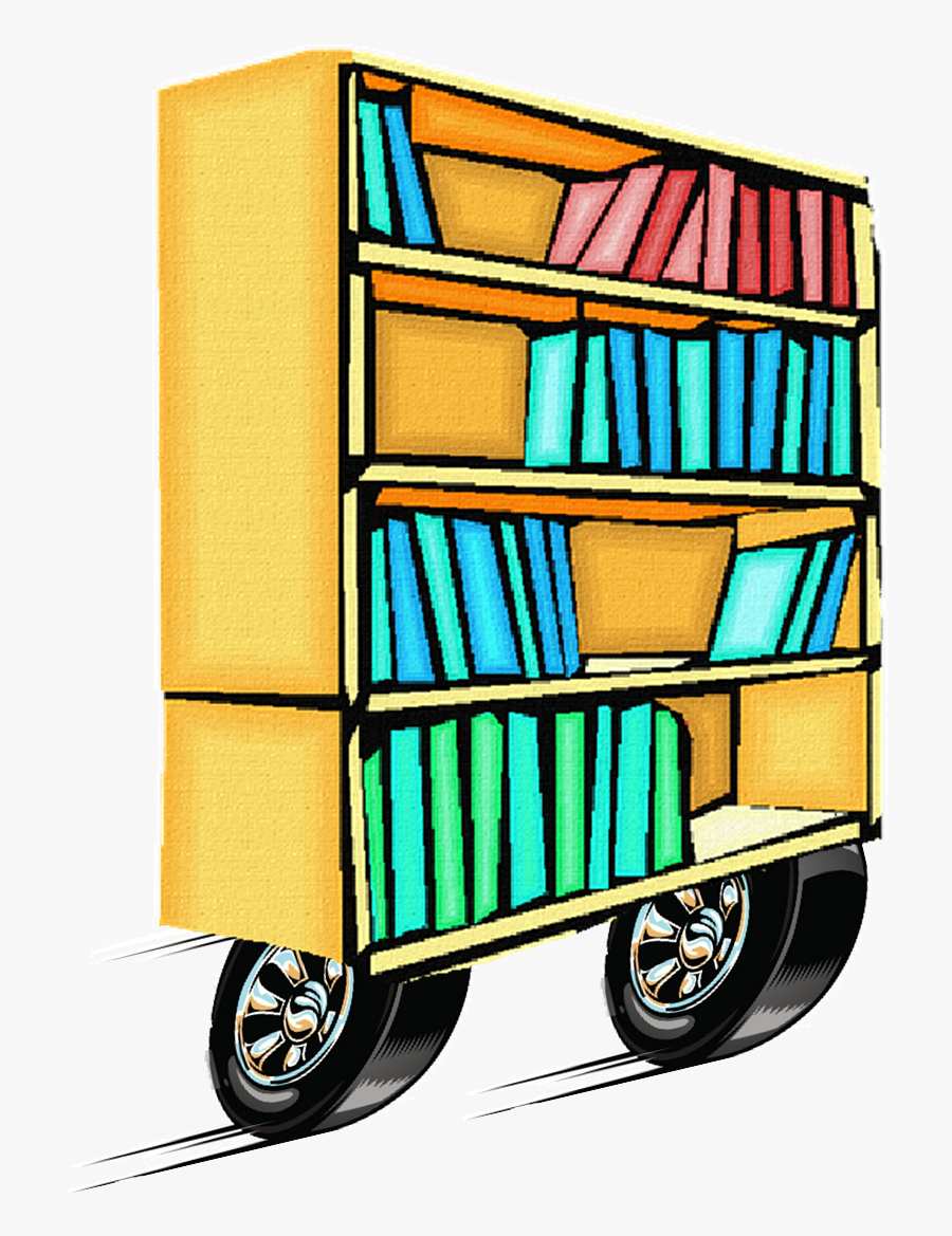 Library On Wheels Png, Transparent Clipart