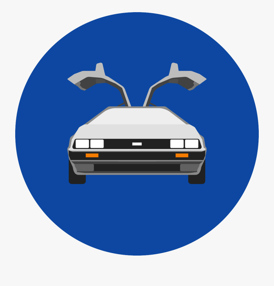 Delorean Dmc-12, Transparent Clipart