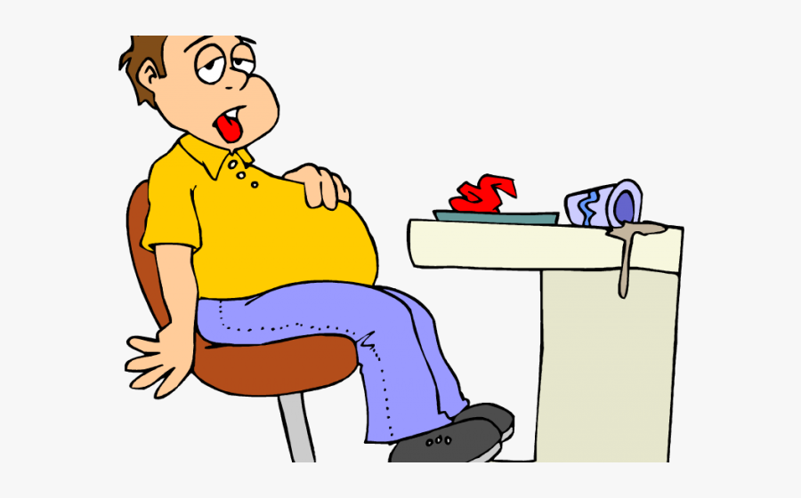 Poor Diet Cliparts - Paunchy Definition, Transparent Clipart
