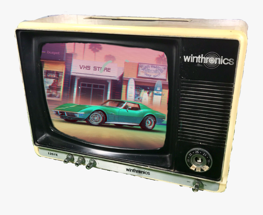 #retro #70s #80s #70 #80 #movie #bmw #car #crt #tv - 80s Aesthetic Wallpaper Iphone, Transparent Clipart