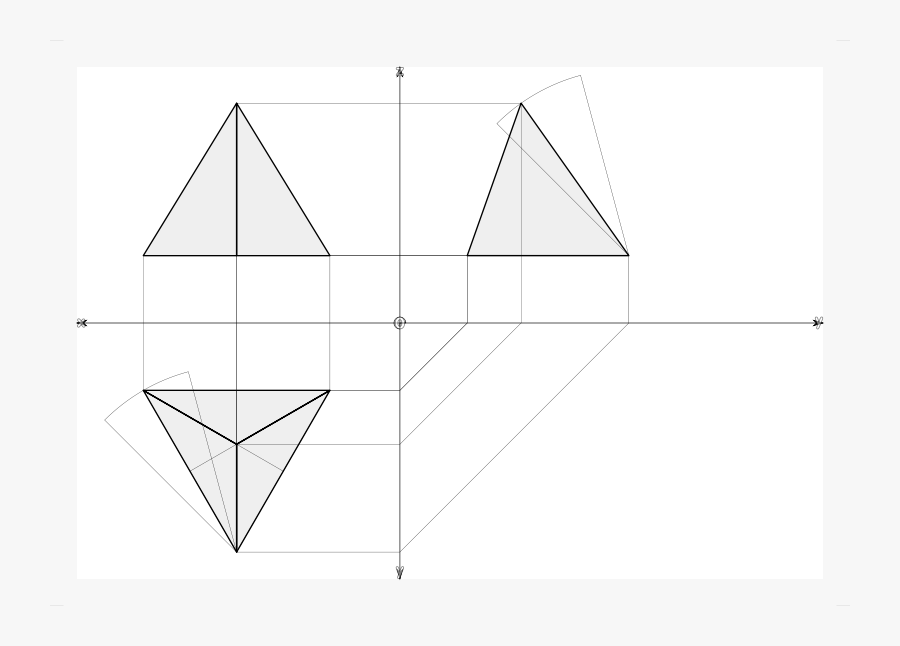 01â¦10 From Tetrahedron To Geodesic Dome Frequncy 2 - Triangle, Transparent Clipart