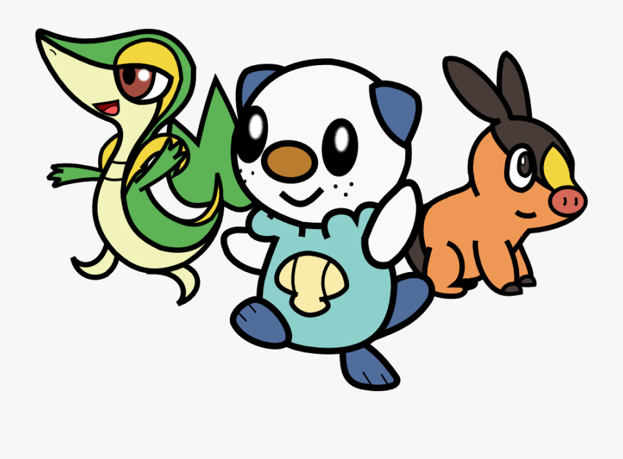 Unovastarters - Cartoon, Transparent Clipart