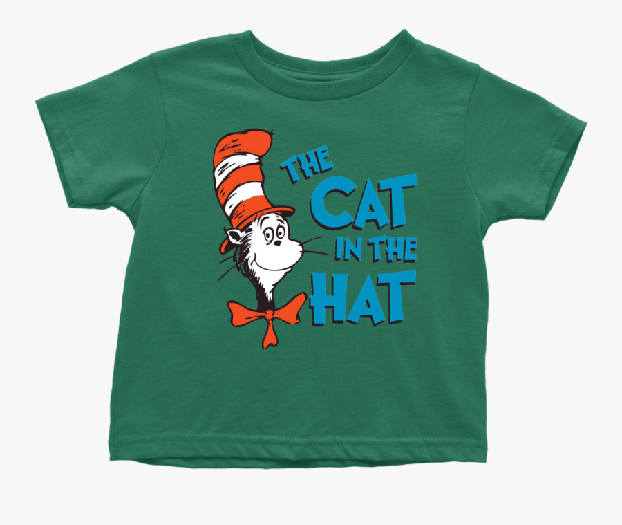 The Cat In The Hat Toddler Shirt Dr Seuss - Cat In The Hat, Transparent Clipart