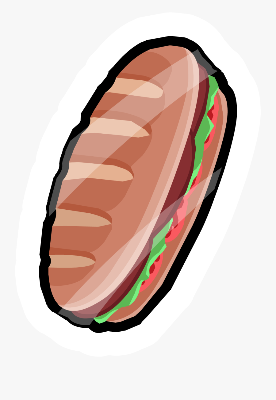 Deluxe Pin Club Penguin Wiki Fandom Powered Ⓒ - Sandwich Club Penguin, Transparent Clipart