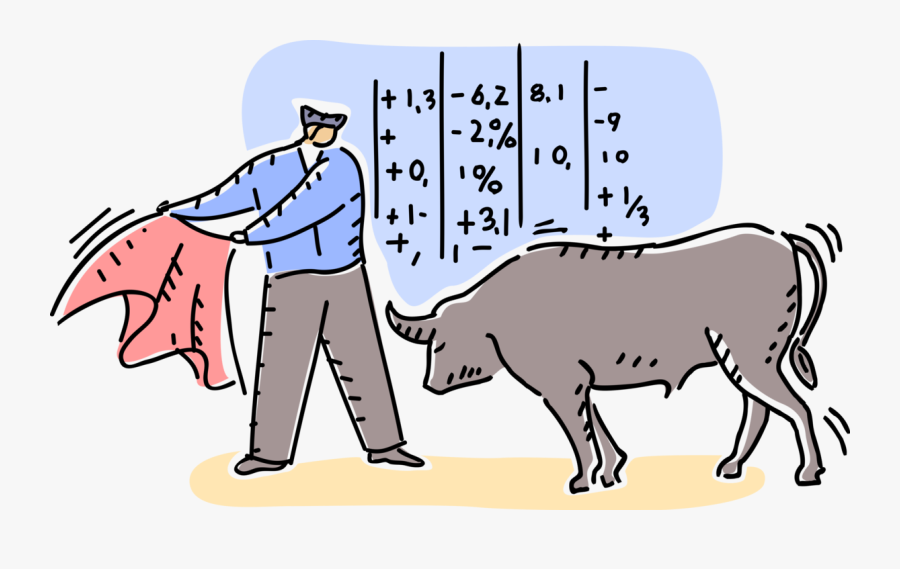 Entrepreneur Matador Bullfighter Vector - Cartoon, Transparent Clipart