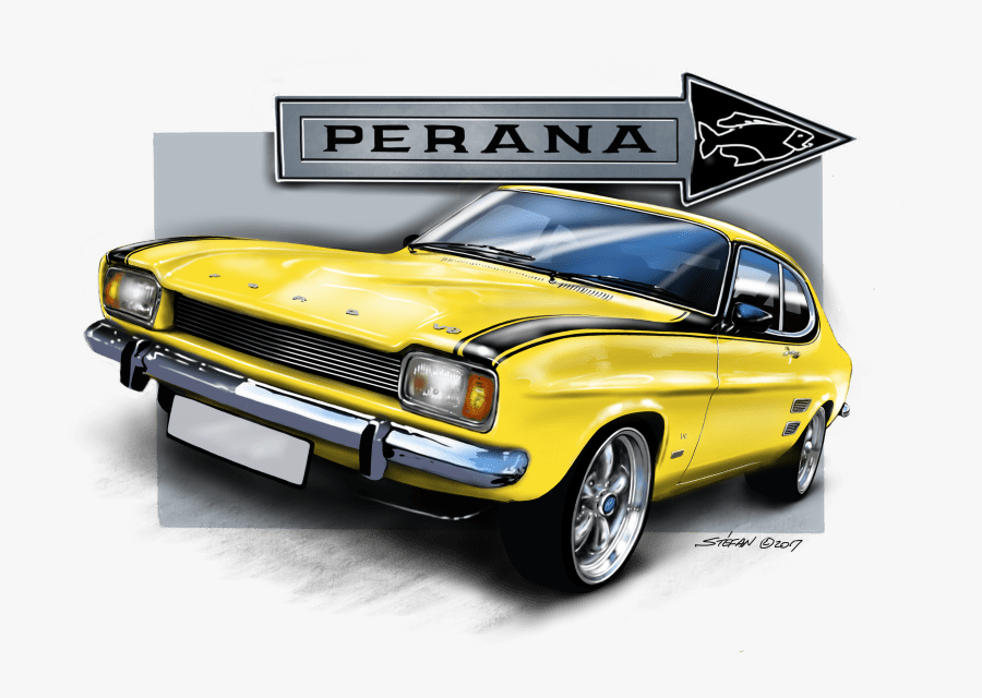 Transparent Muscle Car Png - Capri Perana, Transparent Clipart