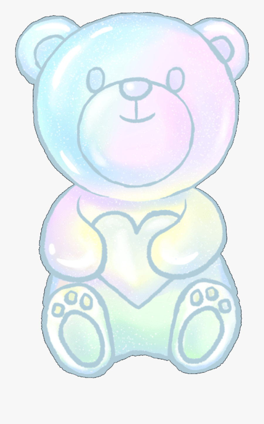 Super Cute Gummy Bear Sticker 👍 - Cute Gummy Bear, Transparent Clipart