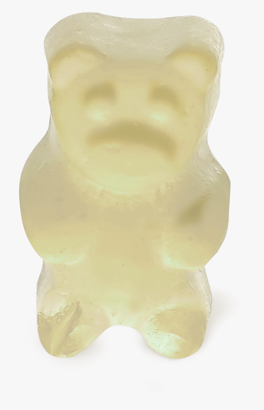 White Gummy Bear, Transparent Clipart