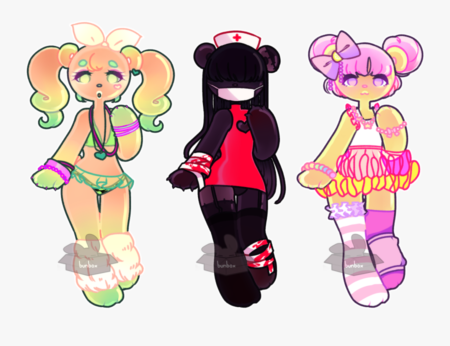 Gummy Bear Adoptables [closed] - Gyaru Girls Adoptable Deviantart, Transparent Clipart