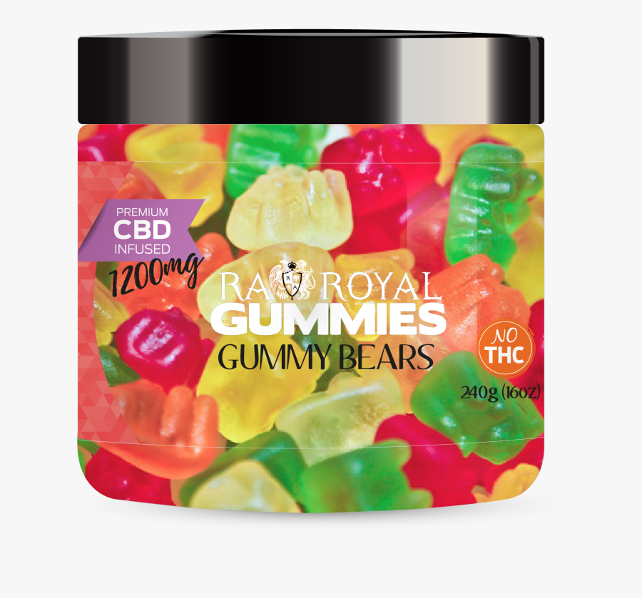Royal Gummies 1200mg Cbd Infused Bears, Transparent Clipart