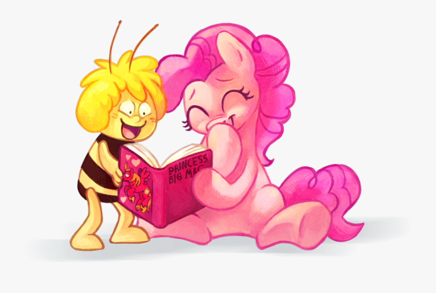 Princess Big Mac Pinkie Pie Maya The Bee Pink Cartoon, Transparent Clipart