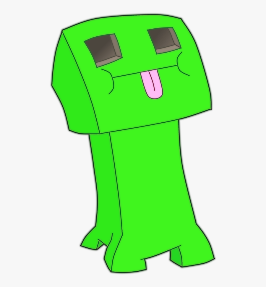 Transparent Creeper Png - Cute Creeper Drawing, Transparent Clipart