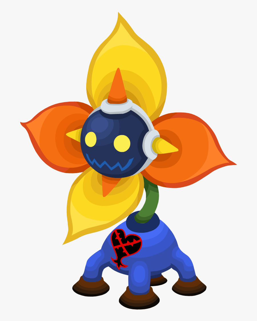 - Kingdom Hearts Flower Heartless Clipart , Png Download - Kingdom Hearts Flower Heartless, Transparent Clipart
