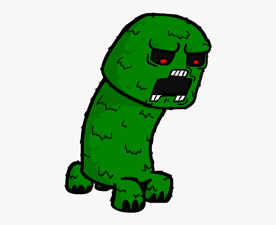 Transparent Creeper Png - Skeleton Minecraft Cartoon Png, Transparent Clipart