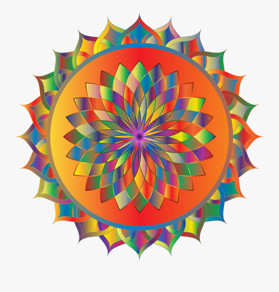 Mandala Clip Art - Chakra De La Corona, Transparent Clipart
