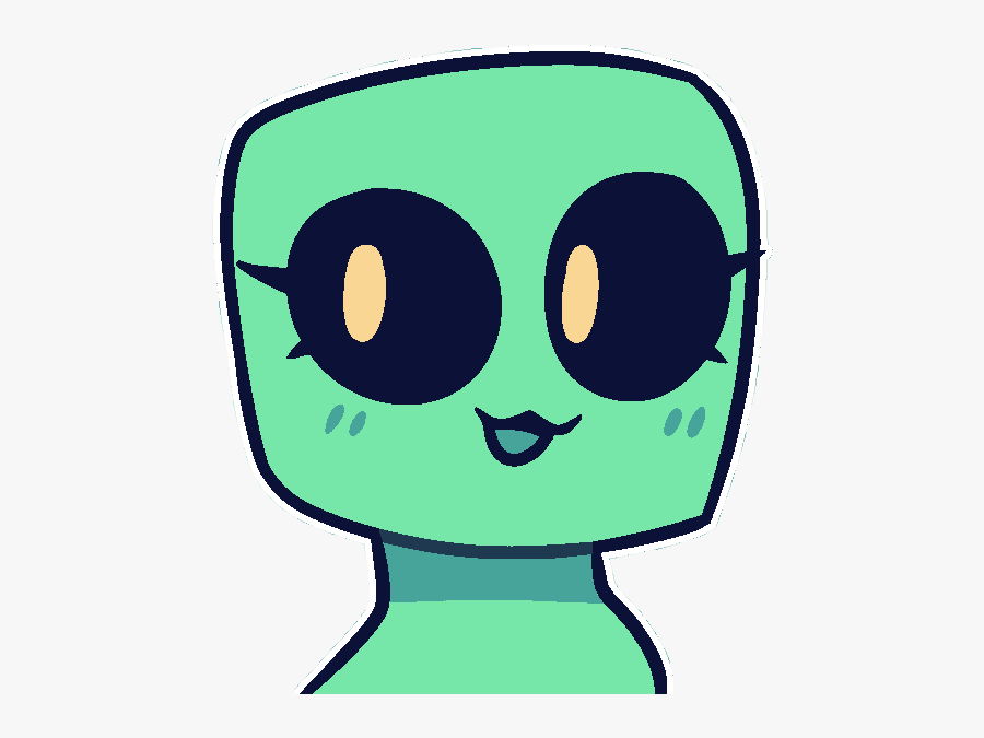 #creeper #creepergirl #minecraft #minecraftart #freetoedit - Cartoon, Transparent Clipart