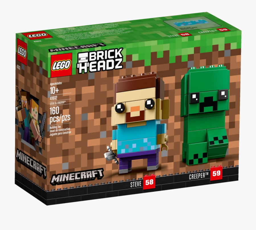 Steve And Creeper Lego De Minecraft Free Transparent Clipart Clipartkey