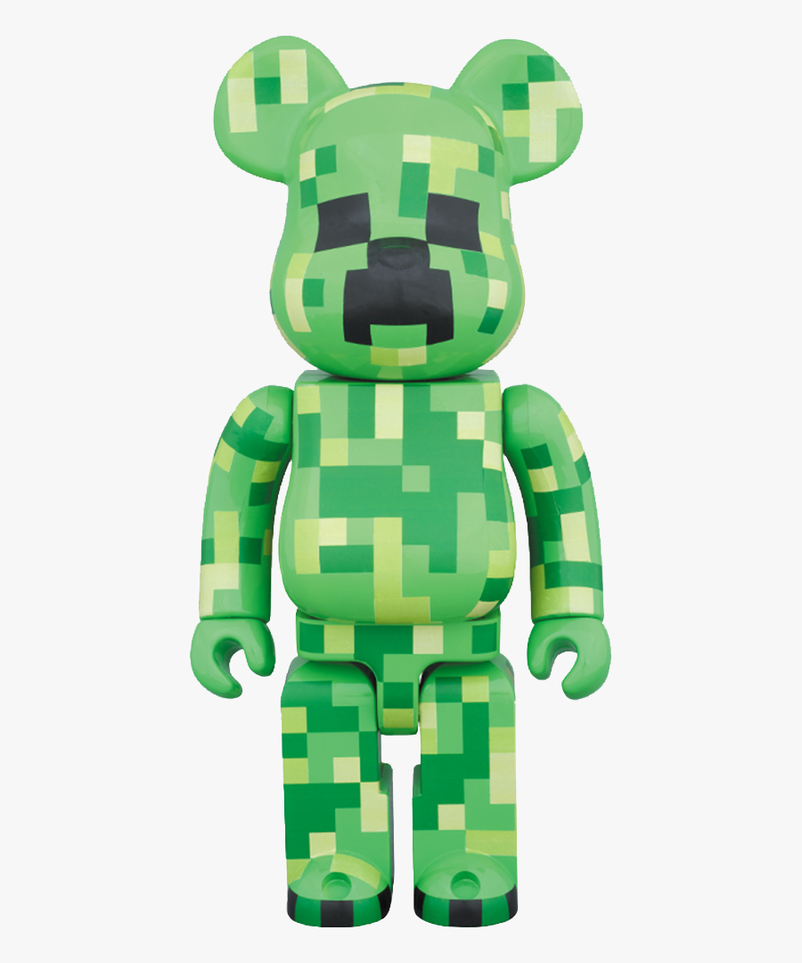 Transparent Creeper Png - Minecraft Bearbrick, Transparent Clipart