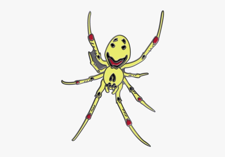 Hawaiian Happy-face Spider Pin - Transparent Hawaiian Happy Face Spider, Transparent Clipart