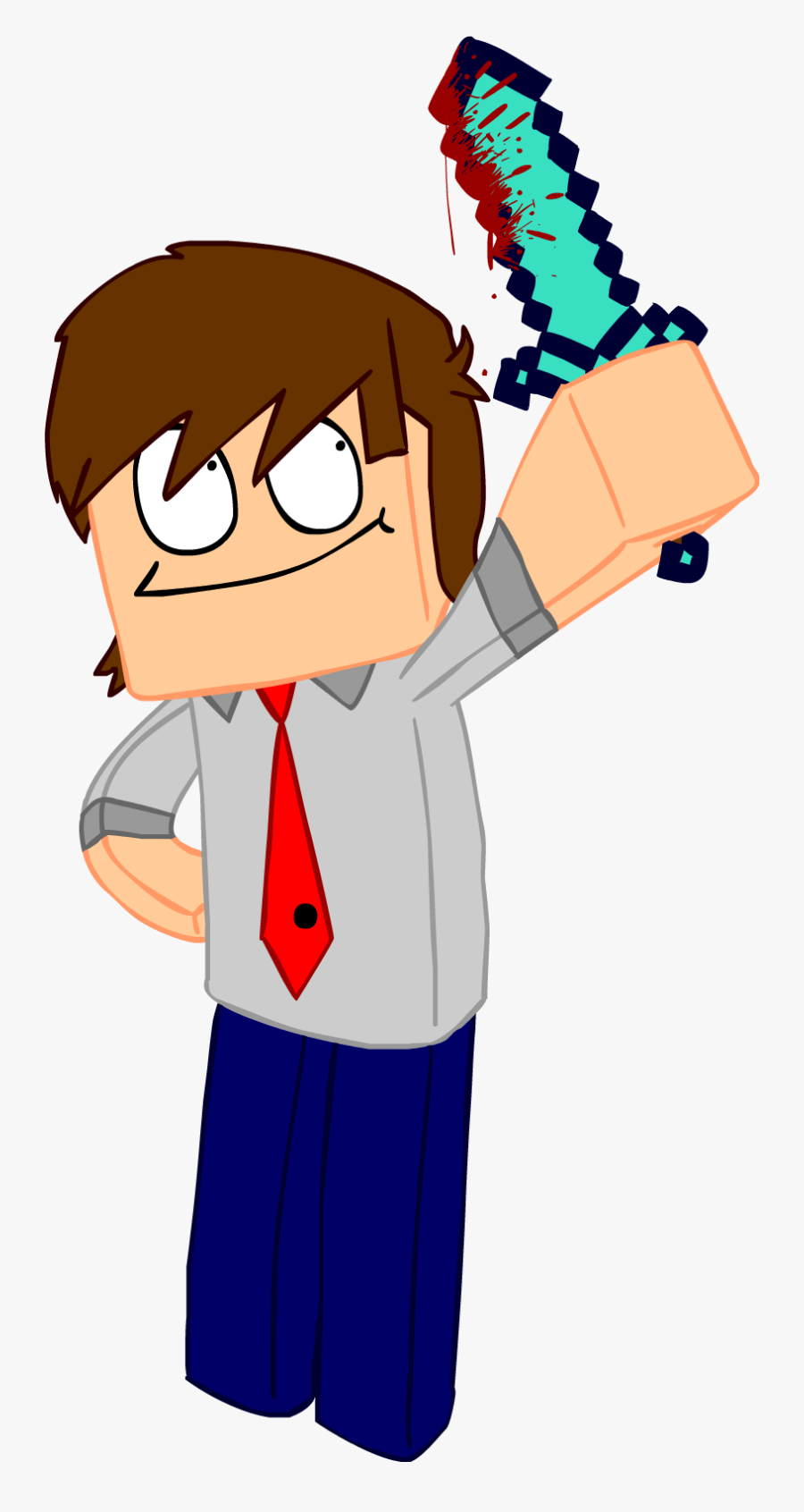 Creeper Blood - Cartoon - Cartoon, Transparent Clipart