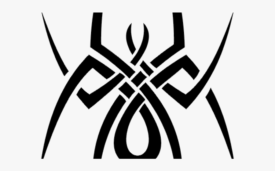 Tribal Tattoo Designs Of Spider, Transparent Clipart