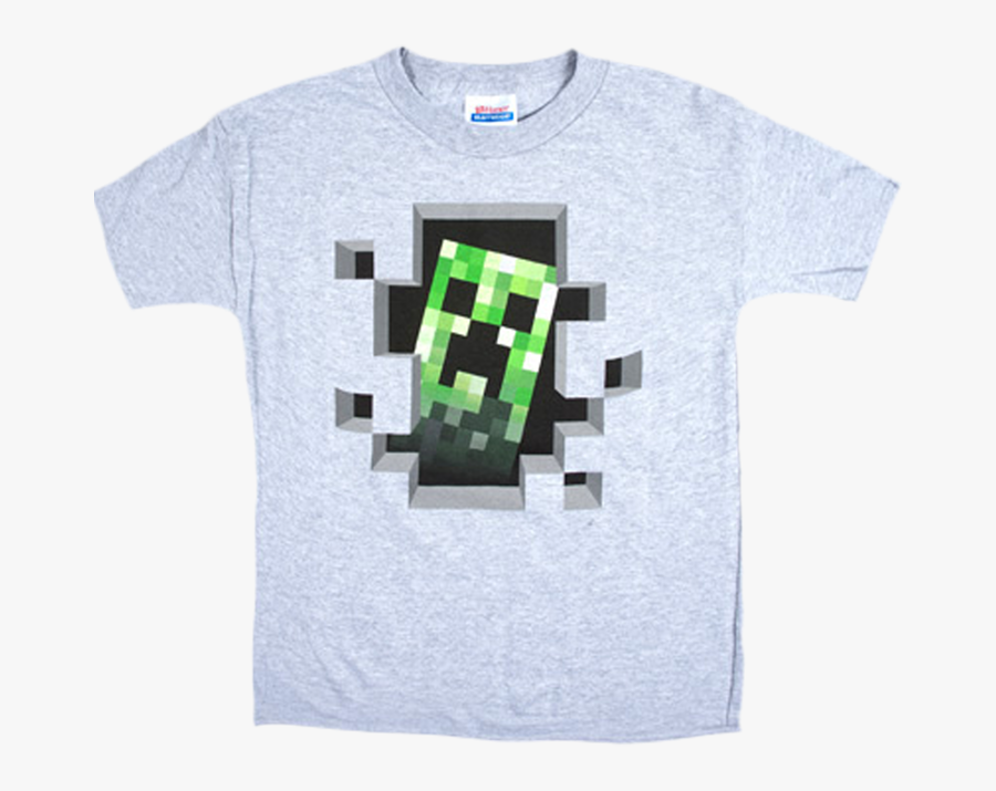 Transparent Grey Tshirt Png - Shirt Minecraft, Transparent Clipart
