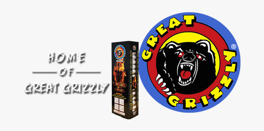 Clip Art Great Grizzly Fireworks - Great Grizzly Fireworks Logo, Transparent Clipart