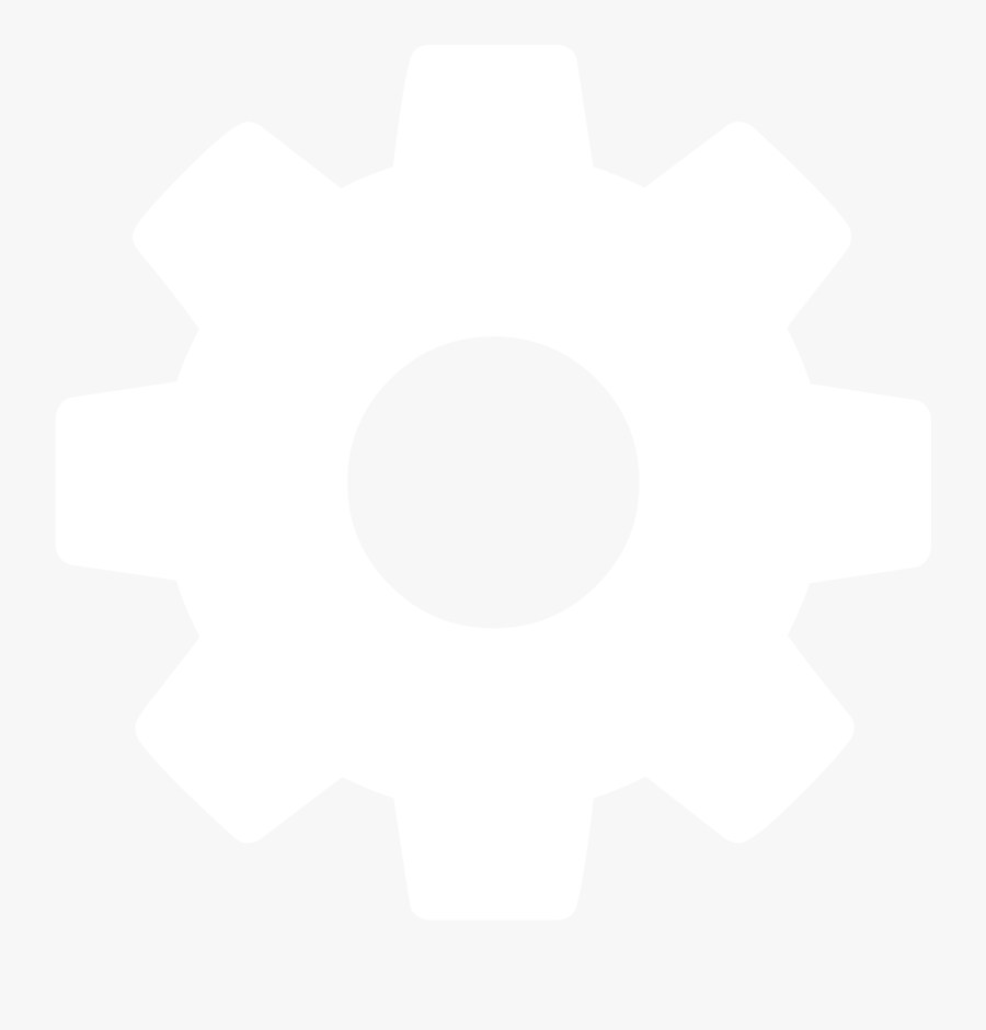 Black Circle Icon Gear, Transparent Clipart