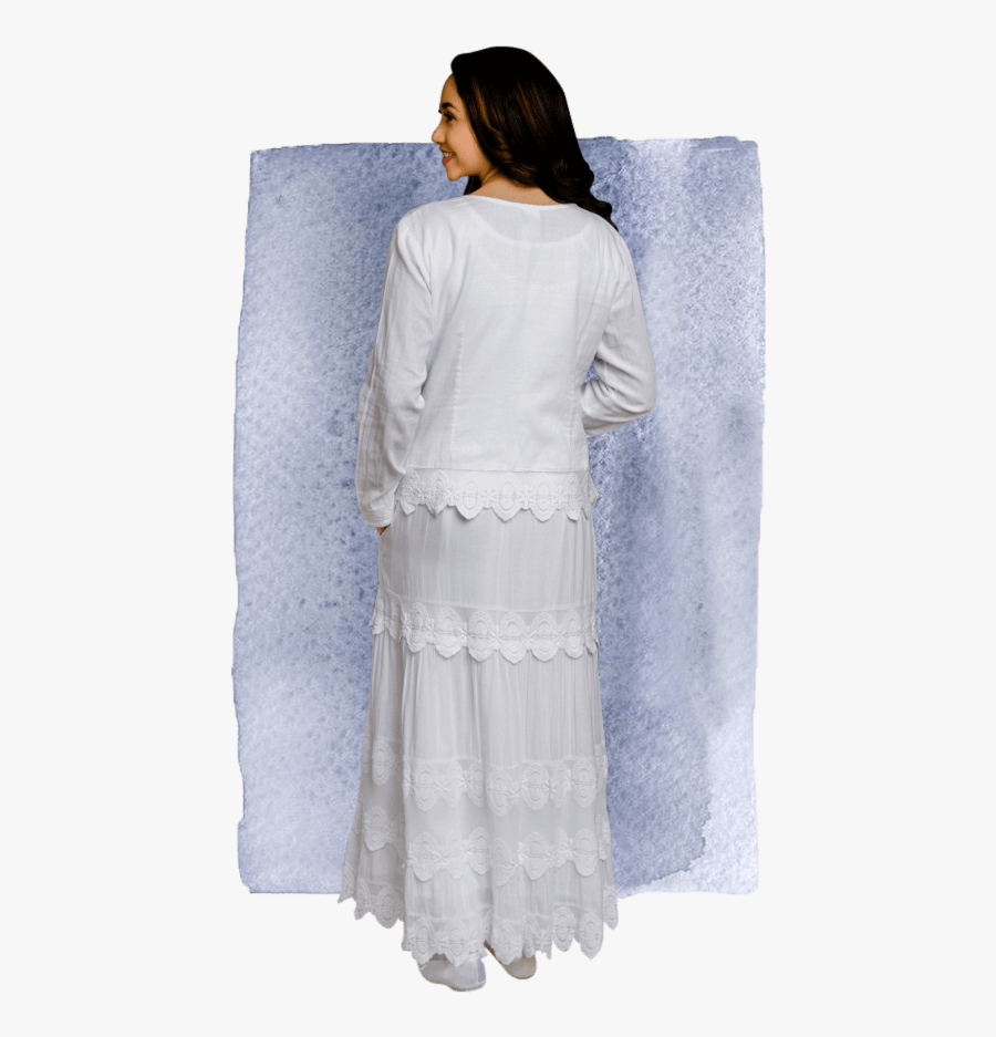 Trinidad Top White Elegance - Gown, Transparent Clipart