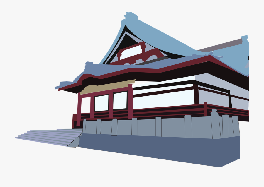 Japanese Temple Pixel Png, Transparent Clipart
