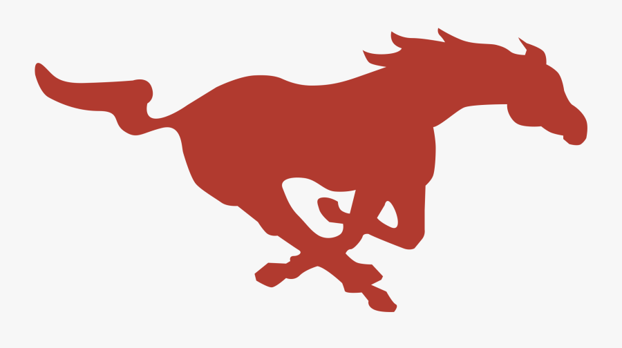 Mustang Logo Vector - Smu Mustangs, Transparent Clipart