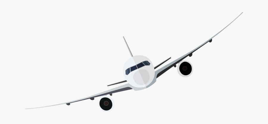 Plane Clipart Vector - Flying Plane Vector Png, Transparent Clipart