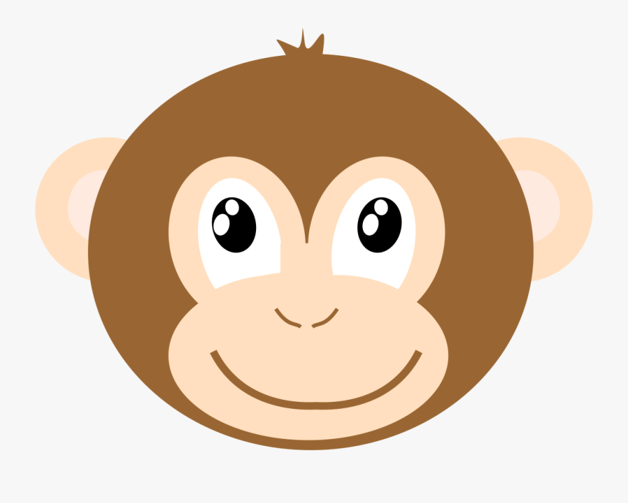 Clip Art Drawing Snout Monkey Gorilla - Cartoon Monkey Face Png, Transparent Clipart