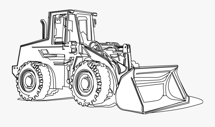 Farm Machine Coloring Pages, Transparent Clipart