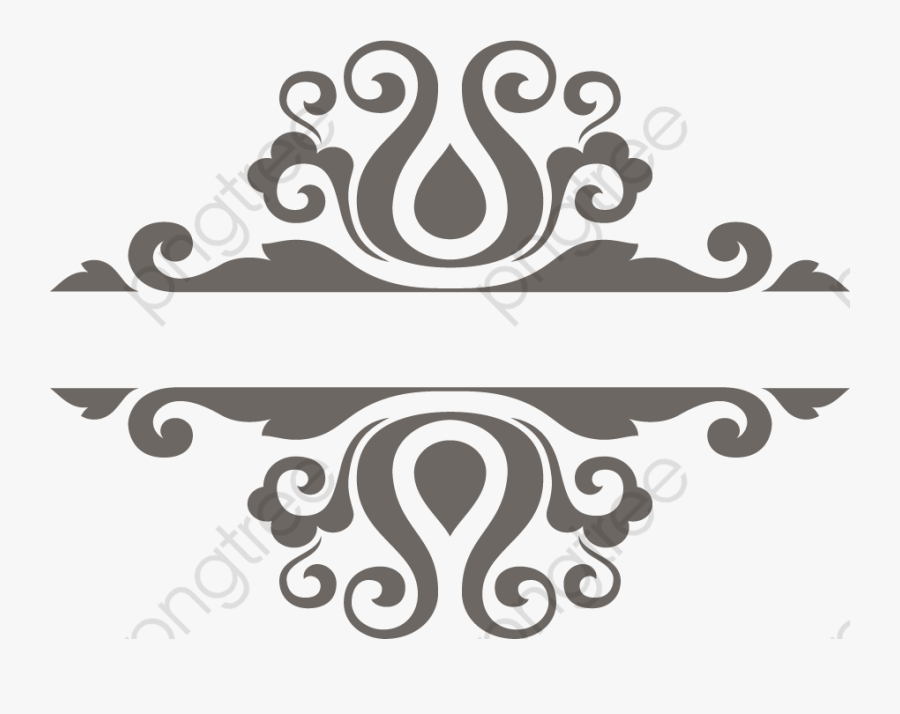 European Style Frame Creative - Fancy Border White Png, Transparent Clipart