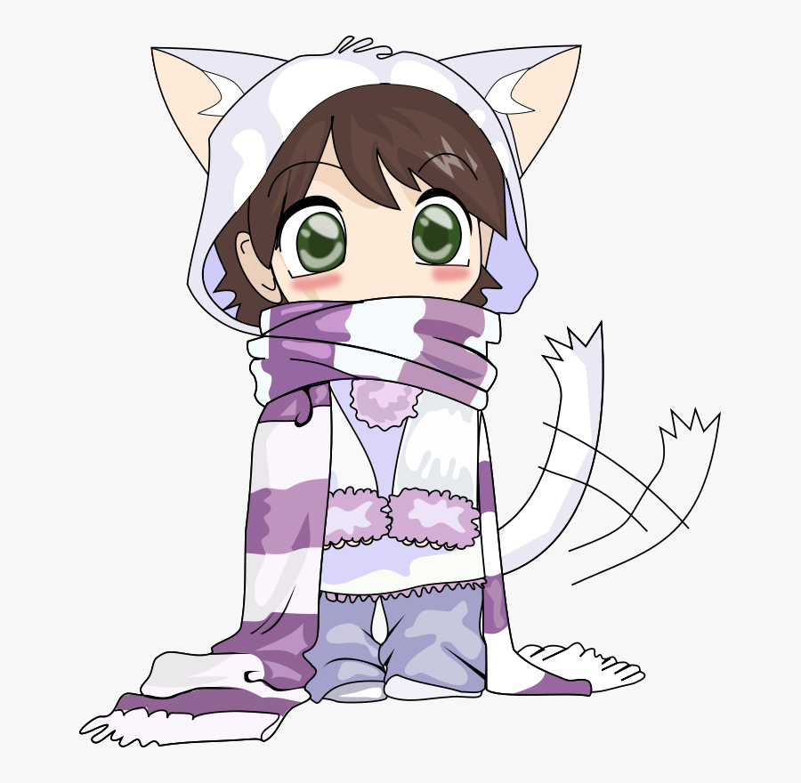 Free Clipart - Chibi - Neko - Stilg4r - Neko Clipart, Transparent Clipart