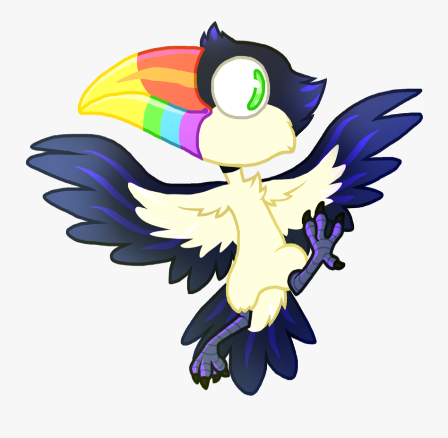 Chibi Clipart Bird - Chibi Toucan, Transparent Clipart